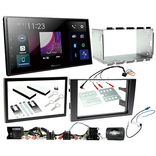 Pioneer SPH-DA250DAB AUDI A4 GEN B6  In Car audio Entertainment System and Fitting Kit