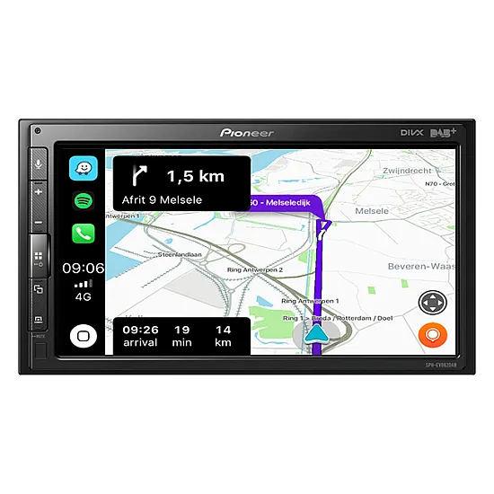 Pioneer SPH-EVO62DAB-SMAB Car Stereo Plus Installation Kit for Smart Forfour and Fortwo Pioneer SPH-EVO62DAB-SMAB Car Stereo Plus Installation Kit for Smart Forfour and Fortwo