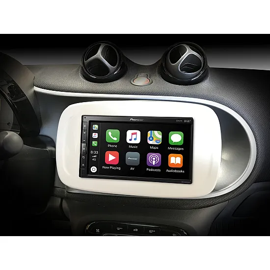 Pioneer SPH-EVO62DAB-SMAW Car Stereo Plus White Installation Kit for Smart Forfour and Fortwo 