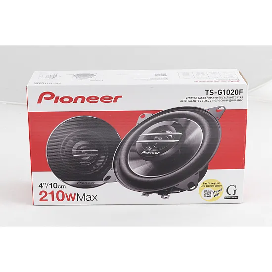 Pioneer Car Speakers 2-way 10cm Coaxial Kit - 210W - TS-G1020F Pioneer Car Speakers 2-way 10cm Coaxial Kit - 210W - TS-G1020F