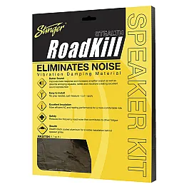 Stinger RKSTSK  Stealth Black Speaker Sound Proofing Deadening Sheets 1.7 sqft