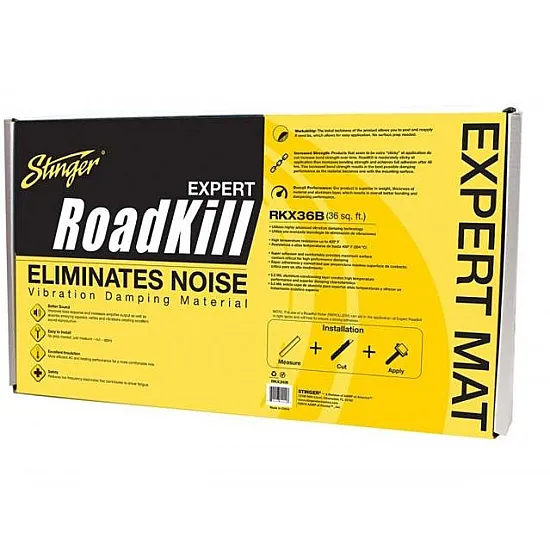 Stinger RKX36B 18x36-inch Expert Lightweight Sound Proofing Material 9 Per Pack Stinger RKX36B 18x36-inch Expert Lightweight Sound Proofing Material 9 Per Pack