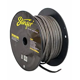 Stinger 12GA Ultra Flexible OFC Pro Speaker Wire Matte Grey 100 FT