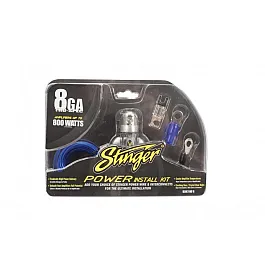 Stinger SK181 Car Audio Amplifier Power Wiring Kit 800 W 8GA MIDI Fuse Holder