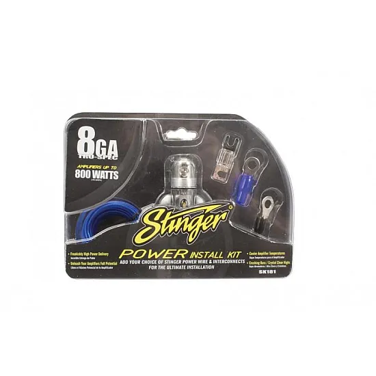 Stinger SK181 Car Audio Amplifier Wiring Kit 800 W 8GA MIDI Fuse Holder
