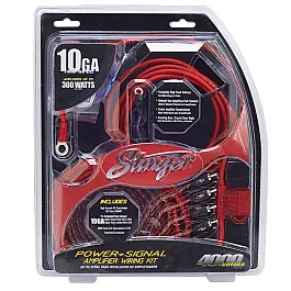 Stinger SK46101 Car Amplifier Power & Signal Wiring Kit 300 W 10GA ATC Fuse Holder