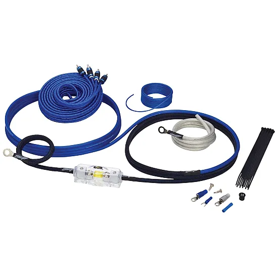 Stinger SK6681 Car Audio Complete Amplifier Wiring Kit 800W 8GA MIDI Fuse Holder