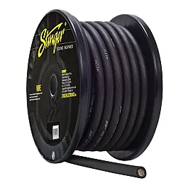 Stinger 1/0GA Ultra Flexible Pro Power Wire Matte Black 50 ft