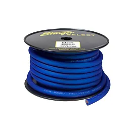 Stinger 1/0GA Ultra Flexible CCA Power Wire Matte Blue 50 ft
