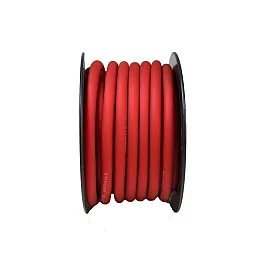 Stinger 1/0GA Ultra Flexible CCA Power Wire Matte Red 50 ft