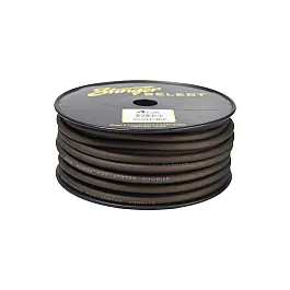 Stinger 4GA Ultra Flexible CCA Power Wire Matte Black 100 ft
