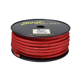 Stinger 4GA Ultra Flexible CCA Power Wire Matte Red 100 ft