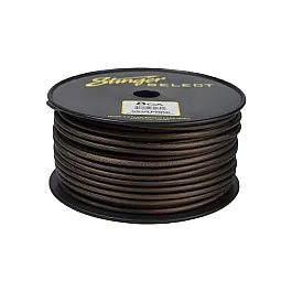 Stinger 8GA Ultra Flexible CCA Power Wire Matte Black 250 ft
