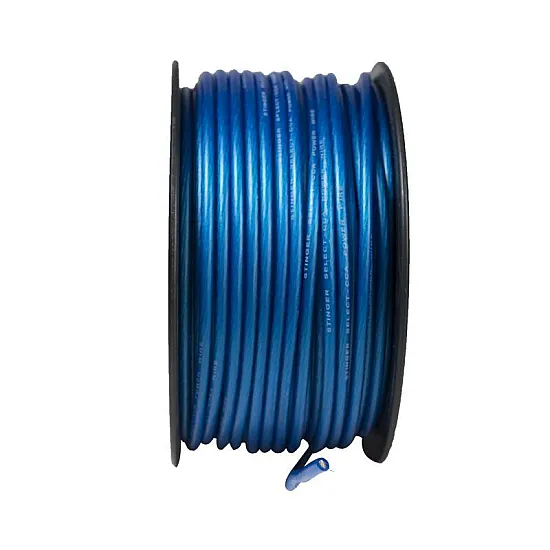 Stinger 8GA Ultra Flexible CCA Power Wire Matte Blue 250 ft