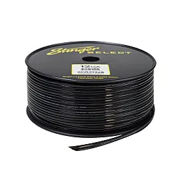 Stinger 12GA Ultra Flexible CCA Speaker Wire Black 250 FT Spool