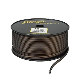 Stinger 12GA Ultra Flexible CCA Speaker Wire Matte Black, 250 FT Spool