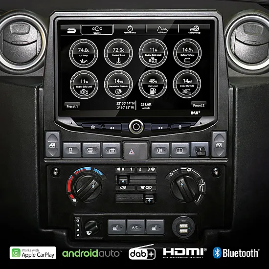HEIGH10 Land Rover Defender 2007-2016 10-Inch Multimedia System - Apple Carplay & Android Auto HEIGH10 Land Rover Defender 2007-2016 10-Inch Multimedia System - Apple Carplay & Android Auto