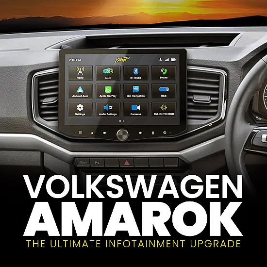 Stinger Horizon10 Volkswagen Amarok 10 inch Multimedia Apple CarPlay, Android Auto DAB Stereo