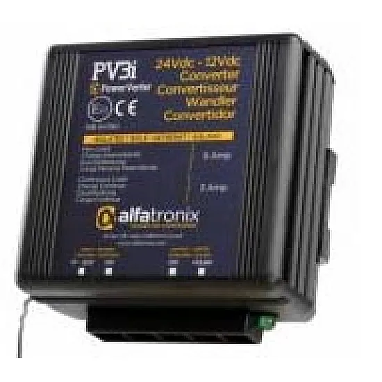 Alfatronix PV3i 24-12V Isolated Voltage Dropper 3/6 Amp Alfatronix PV3i 24-12V Isolated Voltage Dropper 3/6 Amp