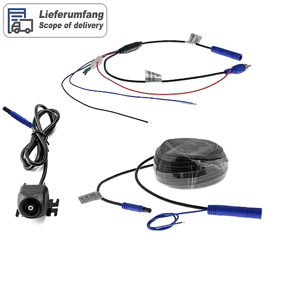 Ampire KAX702 Mini Universal Rear View Camera (AHD/CVBS) 150°