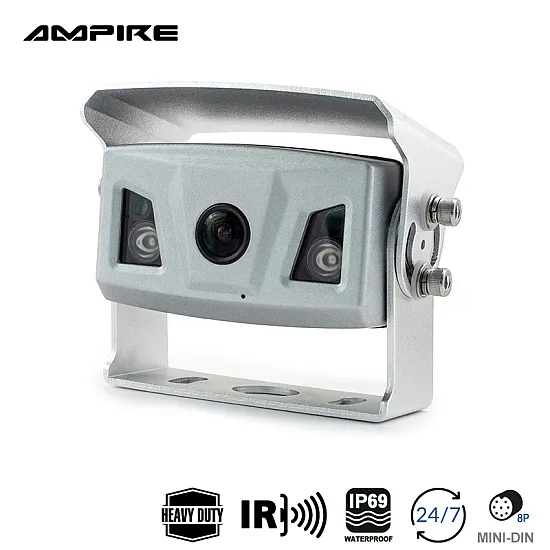 Ampire KIP200-SIL Heavy Duty Rear View Camera - Silver