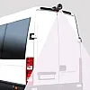 Black Over Hanging Reversing Camera for Vans