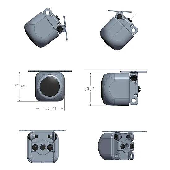 Ampire  KCA702 AHD Mini Universal Rear View Camera