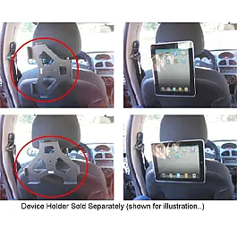 Volvo Headrest Mounting Bracket - Brodit (811050) Volvo Headrest Mounting Bracket - Brodit (811050)