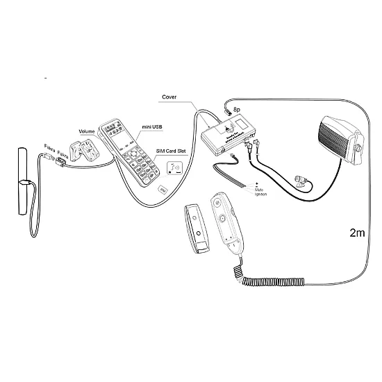 Bury CP1000 Addon Privacy Handset Bury CP1000 Addon Privacy Handset