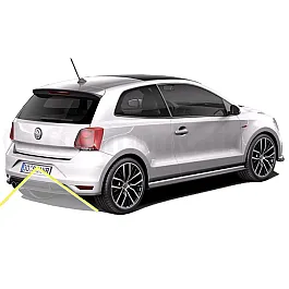 Volkswagen Original Rear Emblem Camera KIT for New Polo 6C + Adapter Volkswagen Original Rear Emblem Camera KIT for New Polo 6C + Adapter
