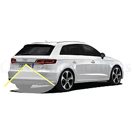 Audi A3 8V Rear View Camera Kit Highline with Moving lines - Genuine Audi A3 8V Rear View Camera Kit Highline with Moving lines - Genuine