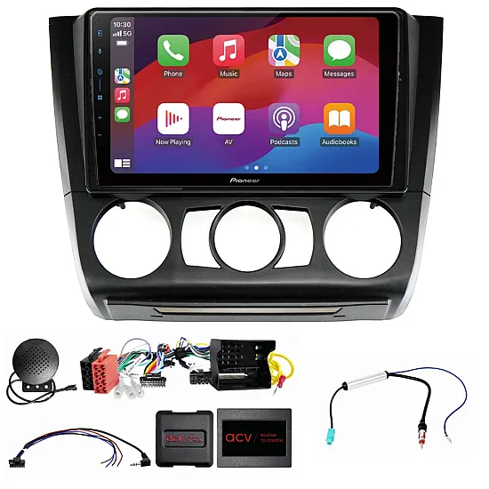 BMW 1-Series Pioneer 9.0" Wireless CarPlay Android Complete Stereo Upgrade Pack
