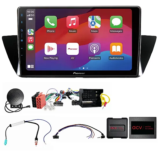 BMW X1 (E84) 2010-2014 Pioneer 9.0" Wireless CarPlay Android Stereo Upgrade Pack