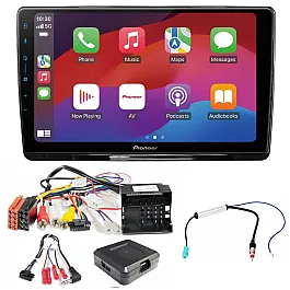 Citroen C4 Pioneer 9.0" Wireless CarPlay Android Complete Stereo Upgrade Pack