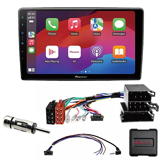 Citroen Nemo 2008-2015 Pioneer 9.0" Wireless CarPlay Android Stereo Upgrade Pack