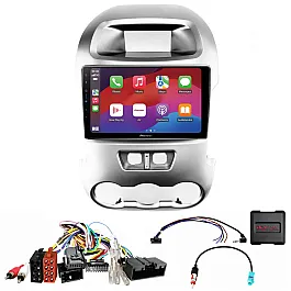Ford Ranger 2011-2015 Silver Pioneer 9.0" Wireless CarPlay Android Stereo Upgrade Pack