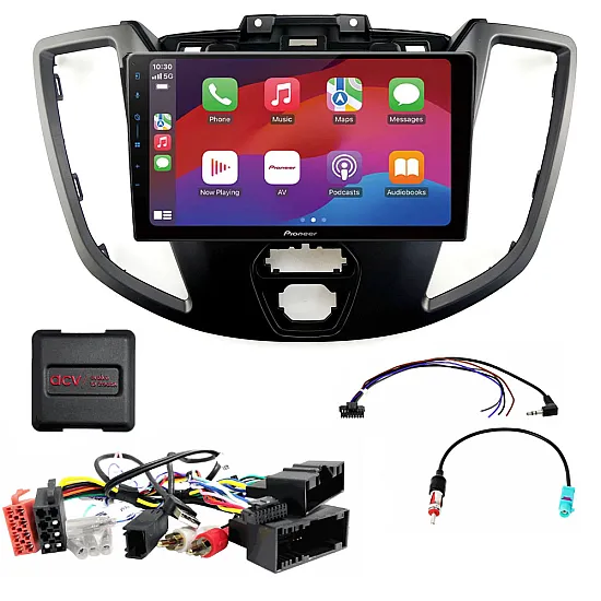 Ford Transit 2014-2019 Pioneer 9.0" Wireless CarPlay Android Stereo Upgrade Pack