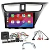 Honda Civic 2012 (RHD) Pioneer 9.0" Wireless CarPlay Android Stereo Upgrade Pack