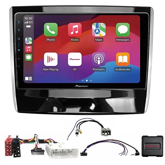 Isuzu D-Max 2020-2024 UV Black Pioneer 9.0" Wireless CarPlay Android Stereo Upgrade Pack