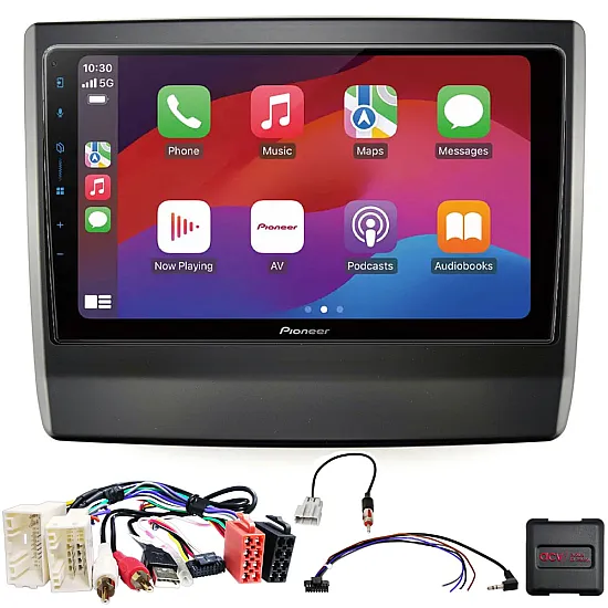 Isuzu D-Max 2020-2024 Matte Black Pioneer 9.0" Wireless CarPlay Android Stereo Upgrade Pack