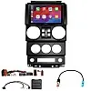 Jeep Wrangler 2008-2010 Pioneer 9.0" Wireless CarPlay Android Complete Stereo Upgrade Pack