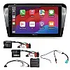 Skoda Octavia 2013 Pioneer 9.0" Wireless CarPlay Android Complete Stereo Upgrade Pack