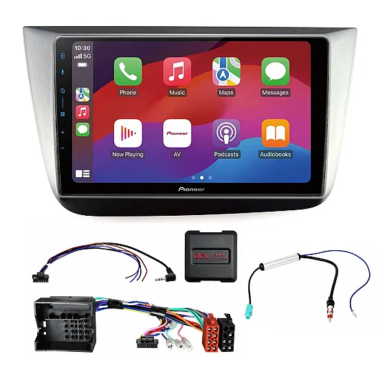 Seat Altea 2004-2015 Pioneer 9.0" Wireless CarPlay Android Stereo Upgrade Pack