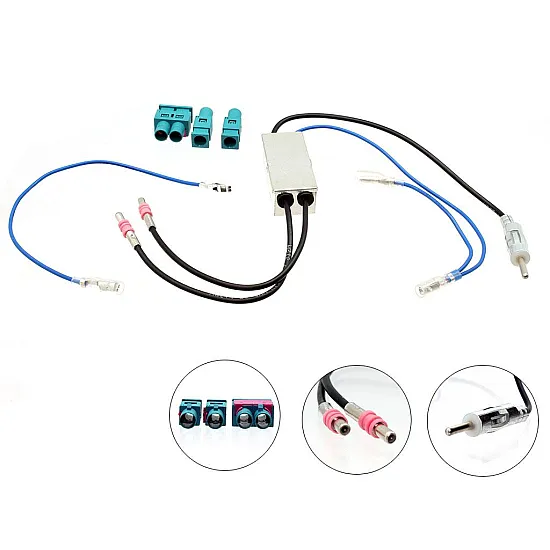 Connects2 Twin Fakra to DIN Antenna Adaptor Kit - CT27AA76 Connects2 Twin Fakra to DIN Antenna Adaptor Kit - CT27AA76