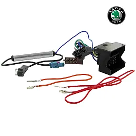 Connects2 Stereo Wiring Harness Adaptor ISO Lead For Skoda - CT20VW03