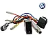 Connects2 Stereo Wiring Harness Adaptor ISO Lead For Volkswagen - CT20VW06