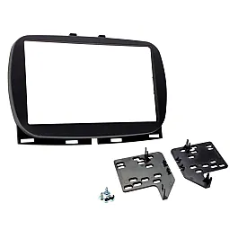 Connects2 Retrofit Car Stereo Fascia Kit (Black) Fiat 500 2017> - CT23FT34