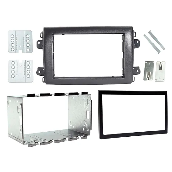 Fiat Ducato 8 Double DIN Car Stereo Fascia Adapter - Black - CT23FT45 Fiat Ducato 8 Double DIN Car Stereo Fascia Adapter - Black - CT23FT45