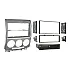 Connects2 Double Din Stereo Fascia Adaptor For Mazda -  Silver - CT23MZ06
