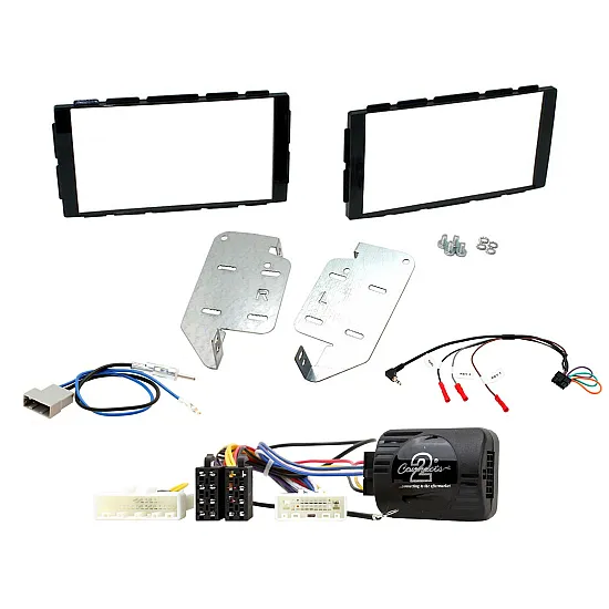 Retrofit Car Stereo Fitting Kit - Nissan Juke F15 - Black - CTKNS14 Retrofit Car Stereo Fitting Kit - Nissan Juke F15 - Black - CTKNS14
